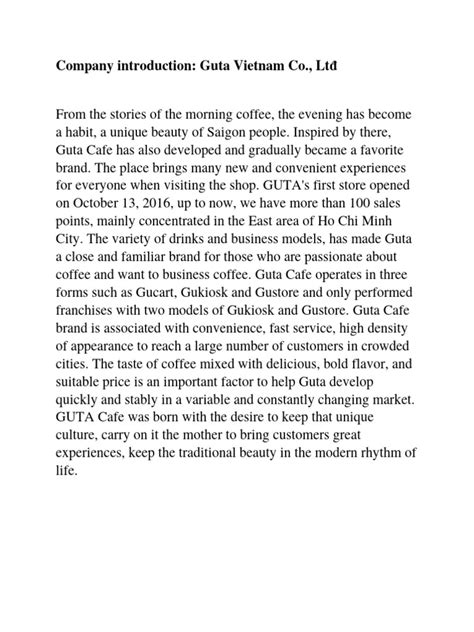 Image result for Company Introduction Example