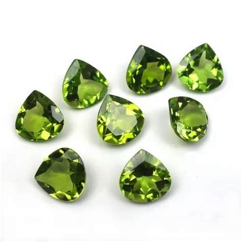 Natural Stone Jewelry - Natural Peridot Gemstone for Sterling Silver ...