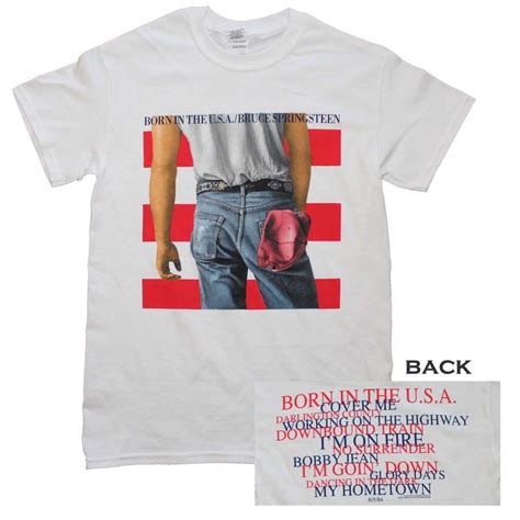 Bruce Springsteen - bruce springsteen men's born in the usa t-shirt ...