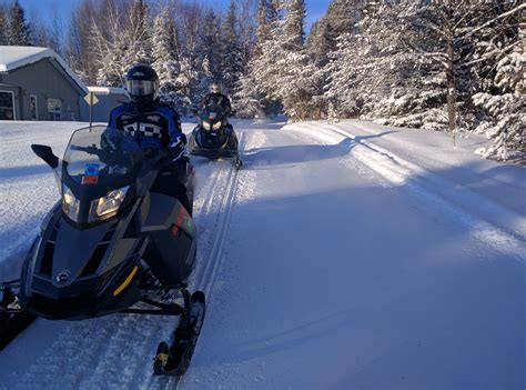Snowmobiling Presque Isle WI to Marenisco MI to Bergland MI to ...