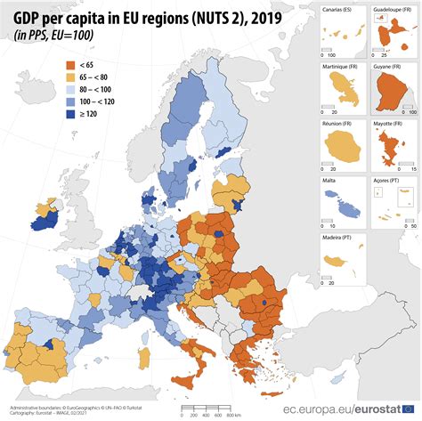 GDP per capita (€) and annual growth (%) in China and the EU-28 ...