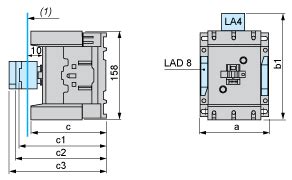 LC1D150BD - TeSys D contactor - 3P(3 NO) - AC-3