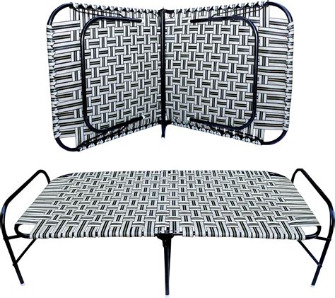 CreativeBuzz Heavy Duty Single Size Folding Bed Size 3 x 6 | Iron ...