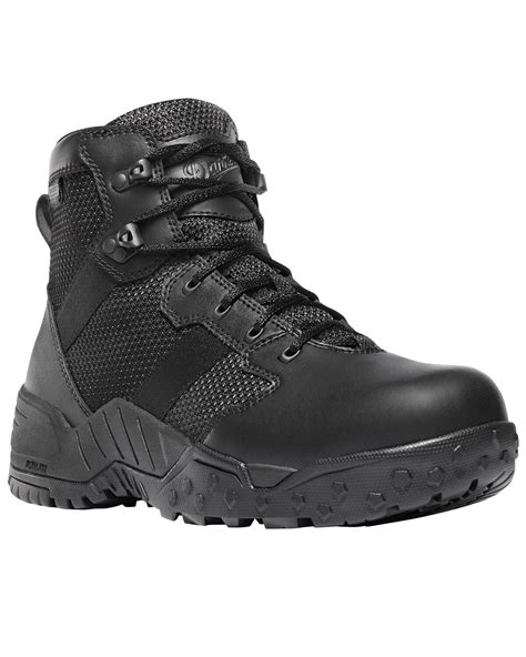 Breathable Black Work Boots