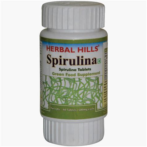 Herbal Hills Spirulina - 60 Tablets : Amazon.in: Health & Personal Care