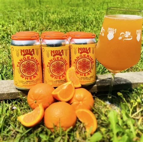 Tangerine wheat beer - tyredchicago