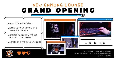 Gaming Lounge Grand Opening, Cowley College, Arkansas City, 28 March ...