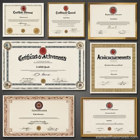 Certificates and Achievements | Stable Diffusion Online