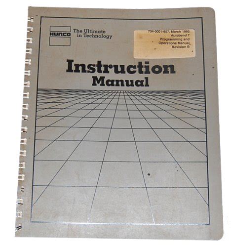 Hurco Autobend 7 Programming 的图像结果