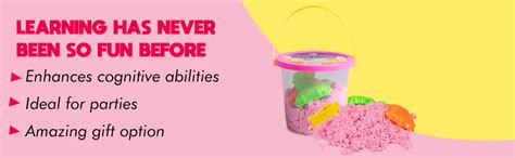 Buy RATNA'S Mini Sand 200g Pink Color for Kids with Assorted Moulds ...