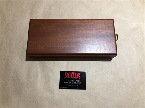 Dexter Blood Splatter Slides Trophy Box Real Prop Replica Cosentino ...
