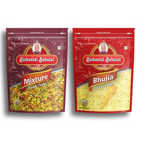 Bishanlal Babulal | Bikaneri Mixture and Bikaneri Bhujia | 800Gm (Pack ...
