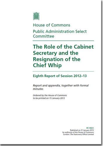 Buy The role of the Cabinet Secretary and the resignation of the Chief ...