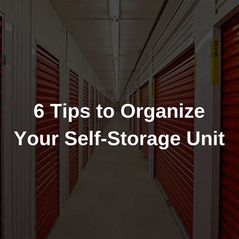 Image result for Self-storage Box Organization