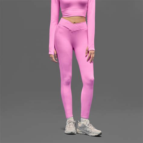 Limitless snatched criss cross waistband legging - PINK – Boldfit