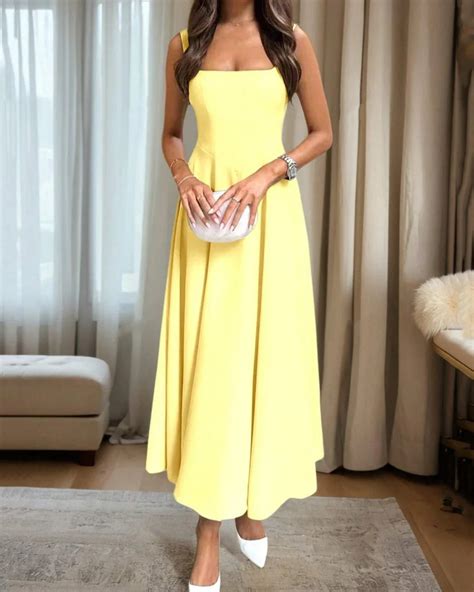 Vanilla Strapless Fit and Flare Midi Dress - Littlebox India