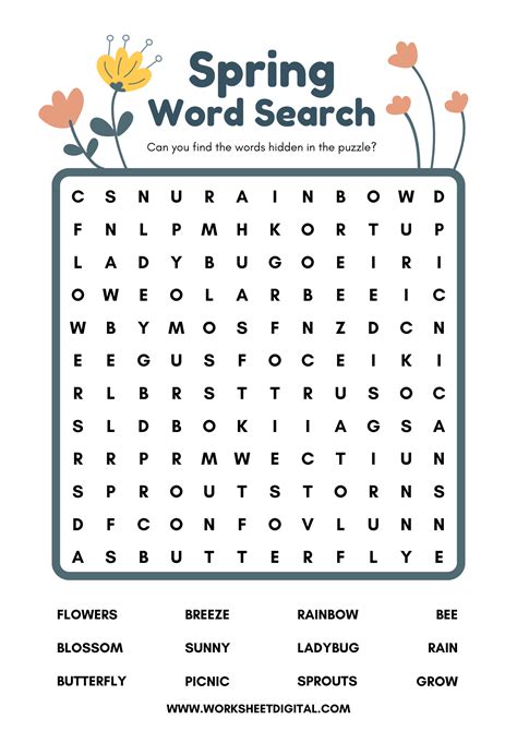 Spring Word Find 的图像结果