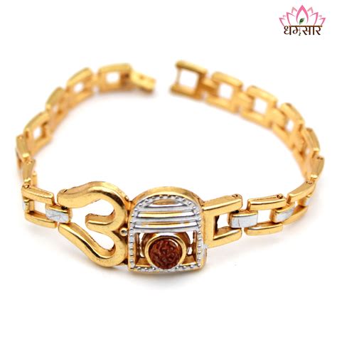 Rudraksha Om Bracelet – Dharmsaar