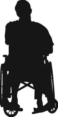 Person In Wheelchair Silhouette Vector Art, Icons, and Graphics for ...