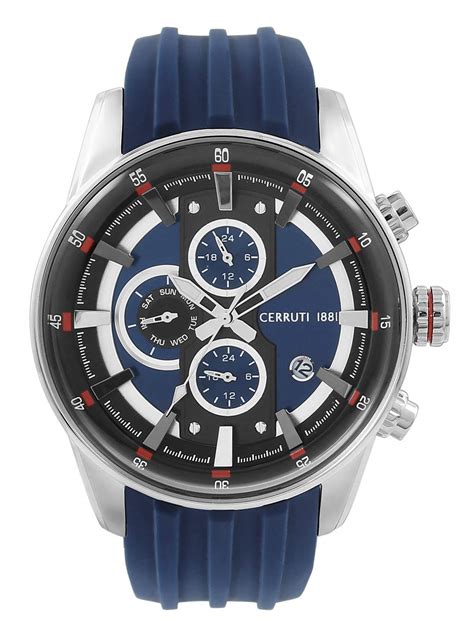 Cerruti 1881 Rozzano Analog Blue Dial Men's Watch-CRA26101 : Amazon.in ...