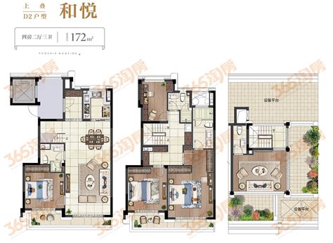 138平新中式风格，两房两厅装修效果图-中国木业网