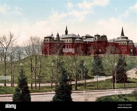 The Main building, Wellesley College, circa 1901 Stock Photo - Alamy