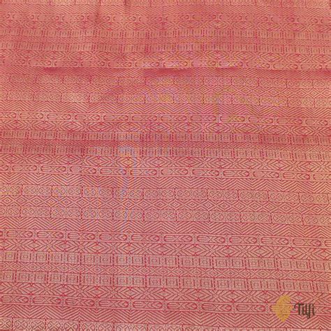Turquoise Blue-Pink Pure Kora Silk Banarasi Handloom Saree - Tilfi