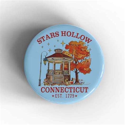 Stars Hollow Connecticut Badge/Magnet - Nowstalgia