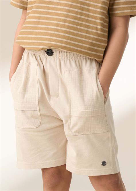 Angel & Rocket Boys Solid Grey Shorts