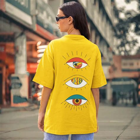 GROOVY EYES WOMEN'S OVERSIZED T-SHIRT – Juxar