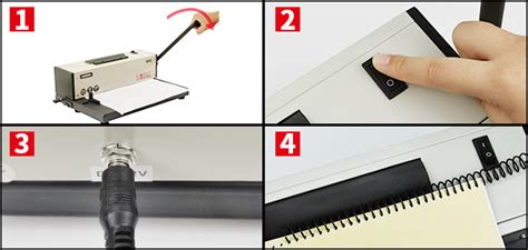 Image result for How to Use a Binding Machine