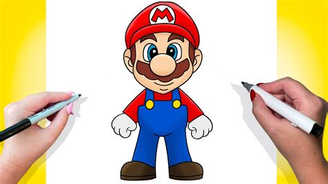 How To Draw Mario | Tutorial Easy - YouTube