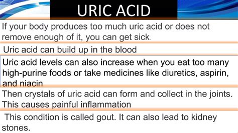 Uric acid and related Disorders | PPTX
