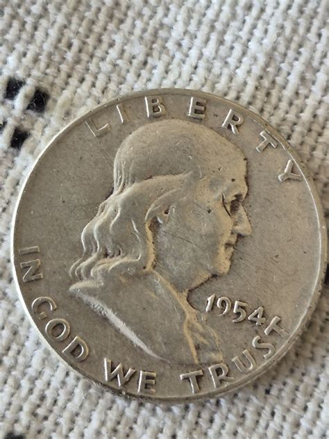 1954 P Franklin Half Dollar - For Sale, Buy Now Online - Item #933800
