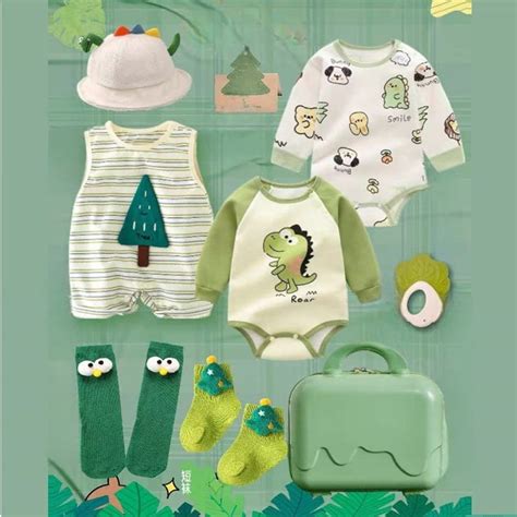 Buy Happy Dino Theme Baby Clothing Set Online-MyneeMoe