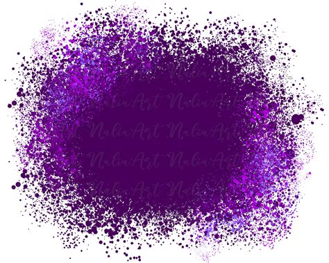 Purple Splatter Paint
