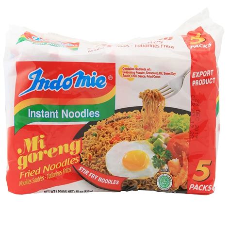 Indomie FRIED NOODLES 100% HALAL Mi Goreng (Pack of 30) : Amazon.in ...