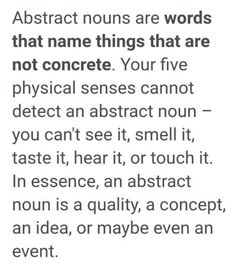 good ka abstract noun - Brainly.in