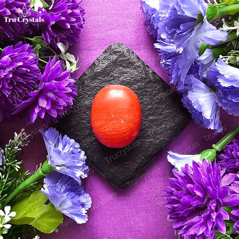 Orange Calcite Palm Stone to Boost Joy & Positive Energy – Trucrystals.in