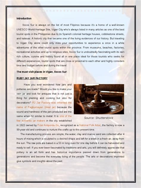 Travel Blog Sample | PDF