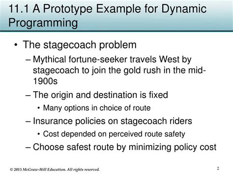 Stagecoach Dynamic Programming 的图像结果