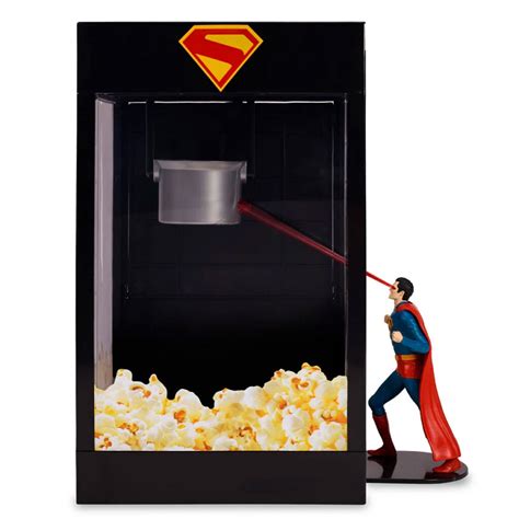 This Popcorn Bucket Has Superman Using Heat Vision On The Popcorn Kettle