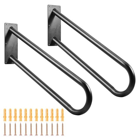 Buy RVFuionm 2 Pack Garage Handrail, Wall Mount handrails for Outdoor ...