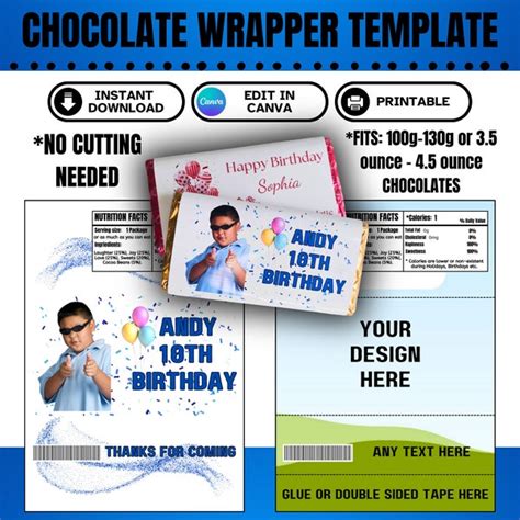 Buy Personalized Chocolate Wrappers Online In India - Etsy India