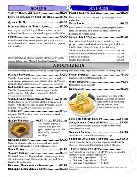 Menu at Leroy's "Hot Stuff" pub & bar, Porter