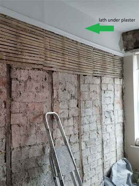 Laths and plaster wall terrace flat | DIYnot Forums