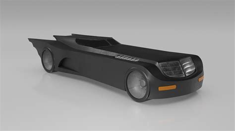 Batman Animated series Batmobile 3D model | CGTrader