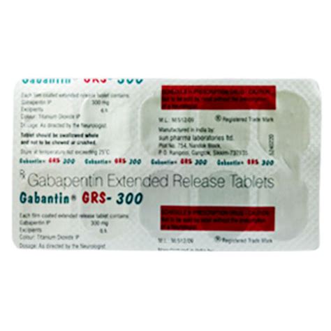 Gabantin GRS-300 Tablet का उपयोग, फायदे ,साइड इफेक्ट,कीमत in Hindi ...