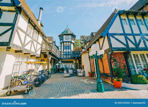 Solvang, Architecture And Street View. Popular Touristic Destination ...