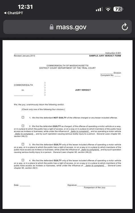 Karen Read Verdict Slip